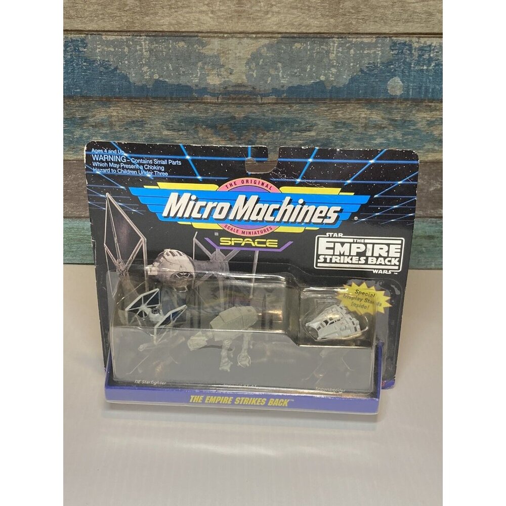 Micro Machines Star Wars Empire Strikes Back #2 Tie Fighter AT-AT Snowspeeder